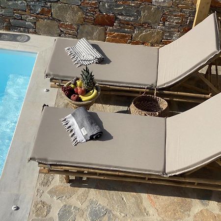 Villa Ypsilon Naxos - Luxury Holiday House With Amazing Sea View & Private Pool Agia Anna  Esterno foto