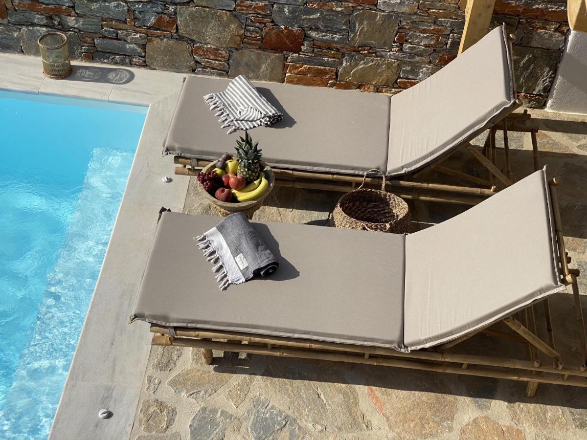 Villa Ypsilon Naxos - Luxury Holiday House With Amazing Sea View & Private Pool Agia Anna  Esterno foto