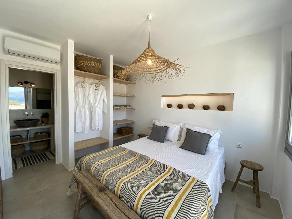 Villa Ypsilon Naxos - Luxury Holiday House With Amazing Sea View & Private Pool Agia Anna  Esterno foto
