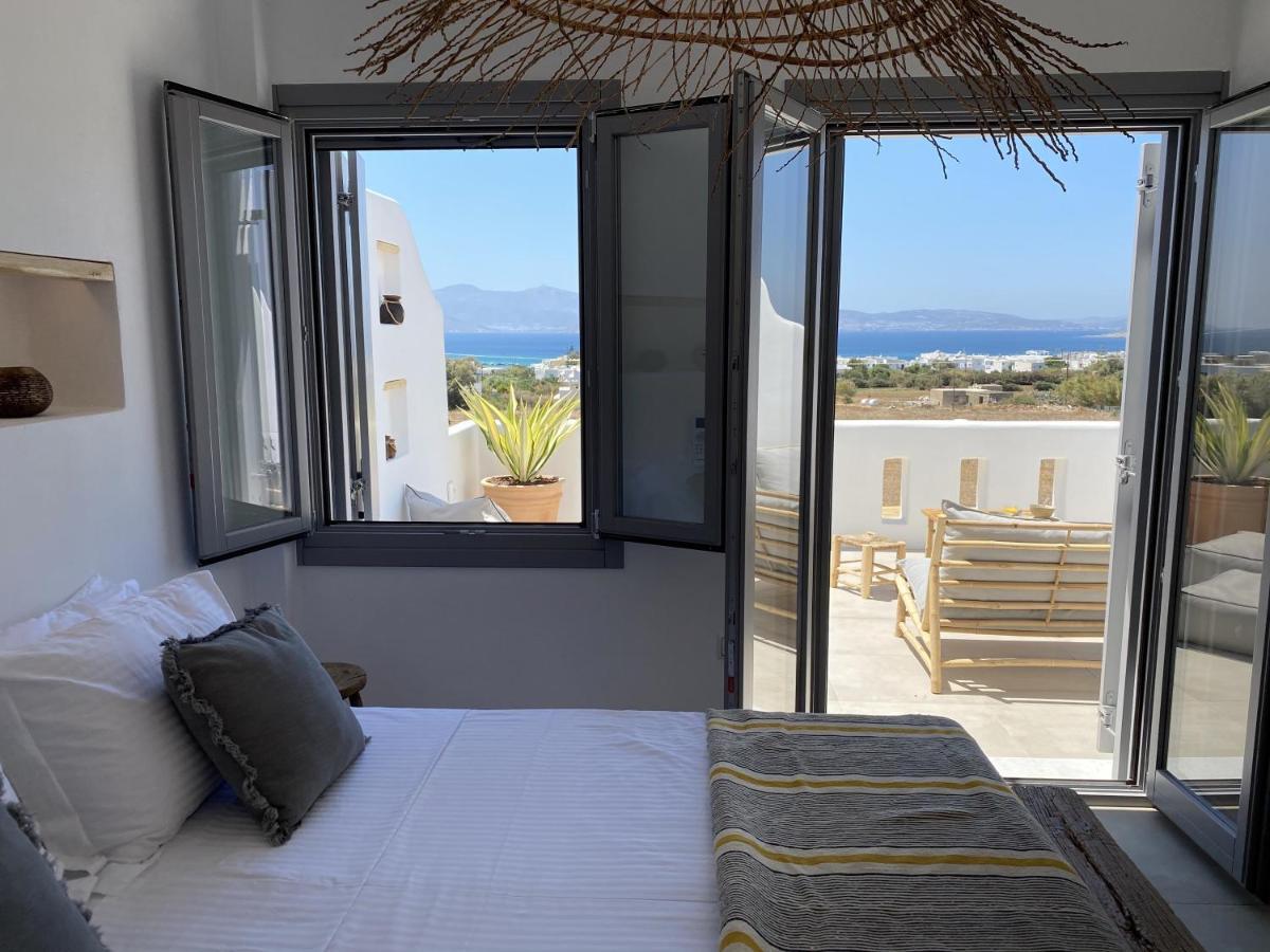 Villa Ypsilon Naxos - Luxury Holiday House With Amazing Sea View & Private Pool Agia Anna  Esterno foto
