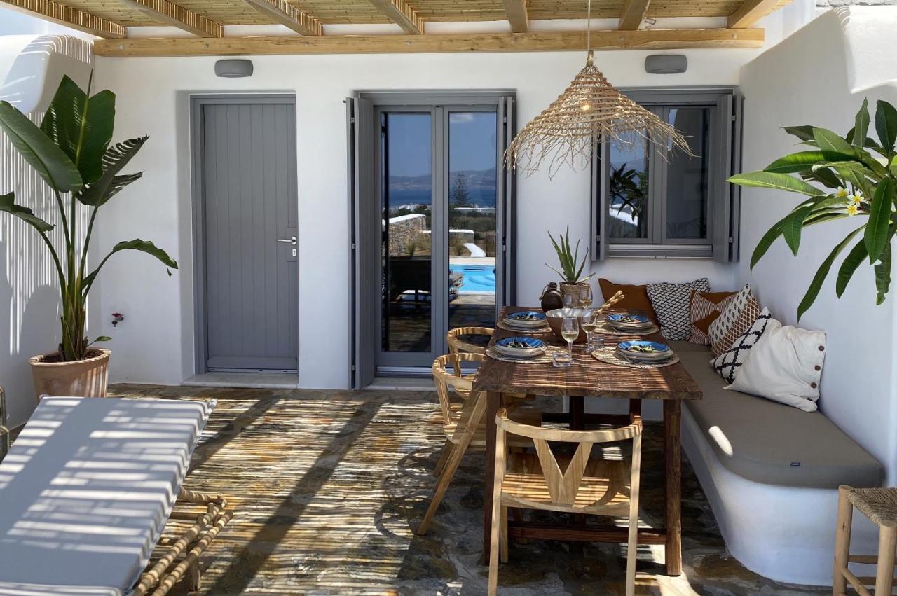 Villa Ypsilon Naxos - Luxury Holiday House With Amazing Sea View & Private Pool Agia Anna  Esterno foto