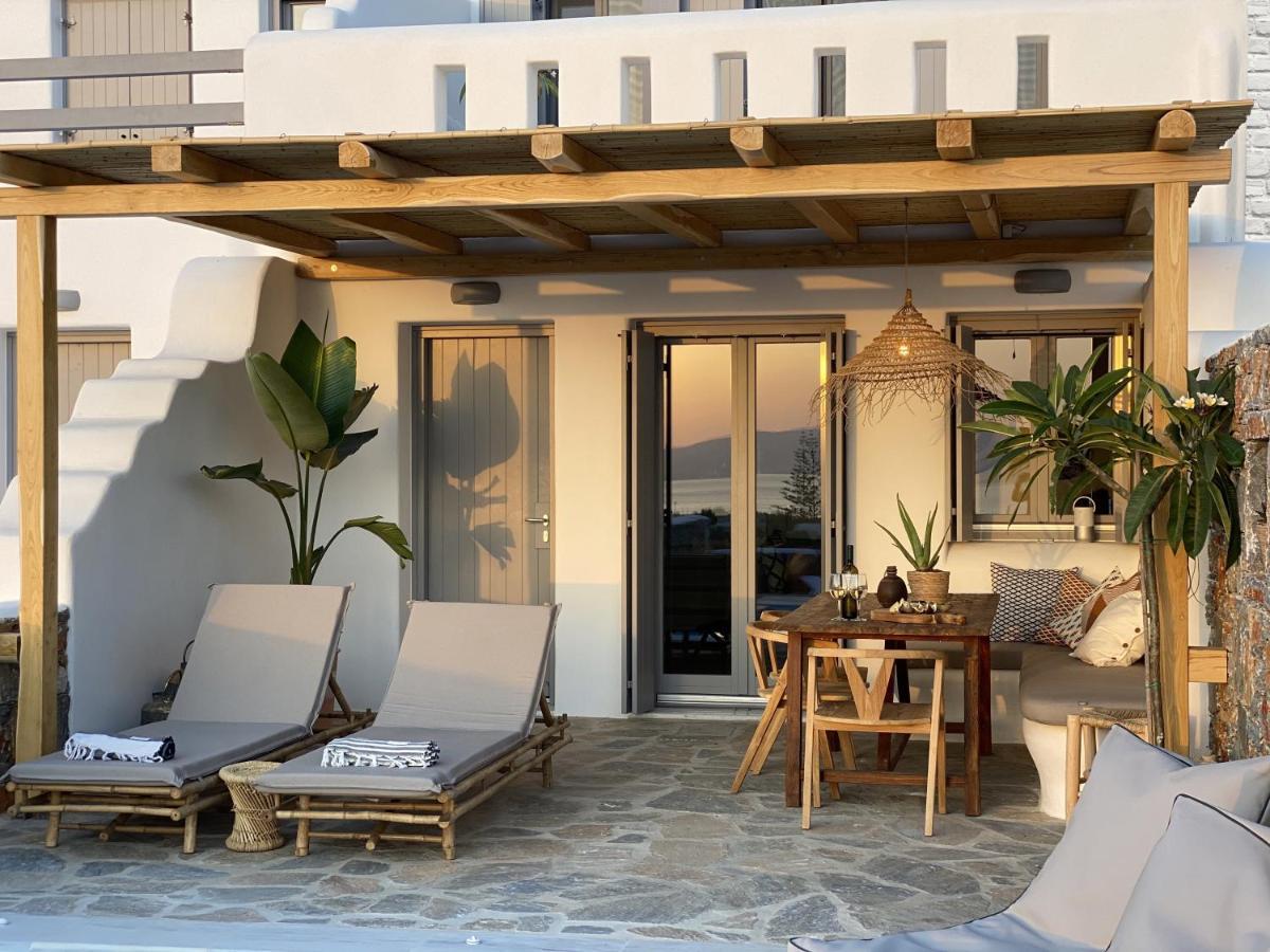 Villa Ypsilon Naxos - Luxury Holiday House With Amazing Sea View & Private Pool Agia Anna  Esterno foto
